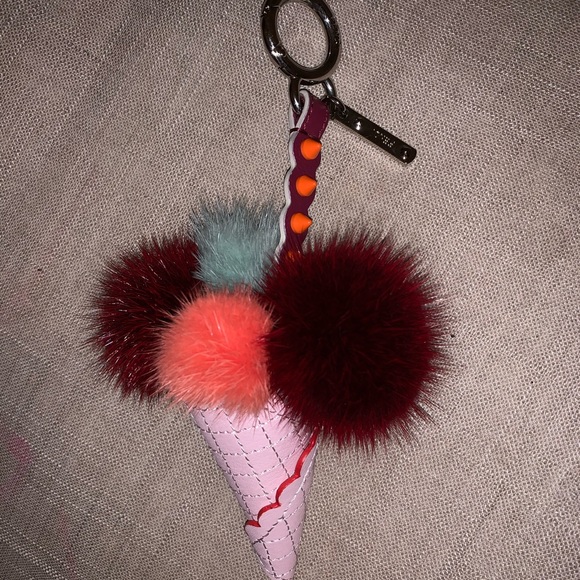 Fendi Accessories - ❌TRADED❌Fendi mink fur icecream rare key bag charm Fendi Accessories - ❌TRADED❌Fendi mink fur icecream rare key bag charm